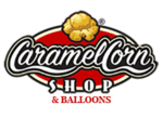 Caramel Corn Shop  Balloons Logo