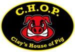 C.H.O.P. Clay's House of Pig Logo